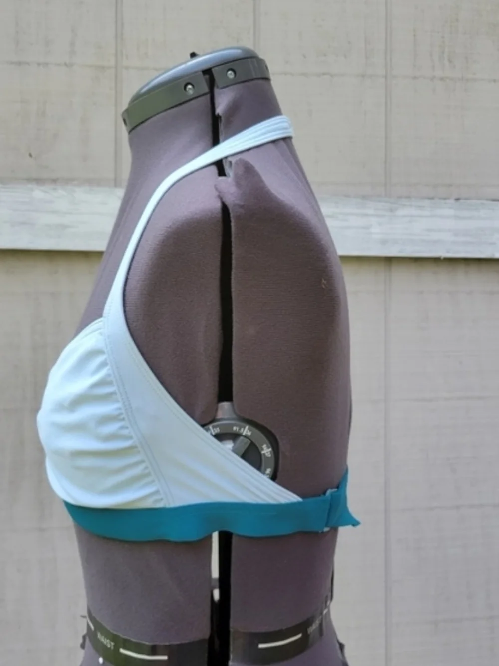Vintage Calvin Klein Swimwear Swim Unlined Traingle Halter Top Bikini Top 14